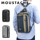 MOUSTACHE リュック ボディバッグ 2WAY ムスタッシュ メンズ レディース ブランド バッグ ワンショルダー ショルダーバッグ リュックサック ボディバック 人気 かっこいい シンプル 大人 ナイロン 大容量 大きめ JLG-4659