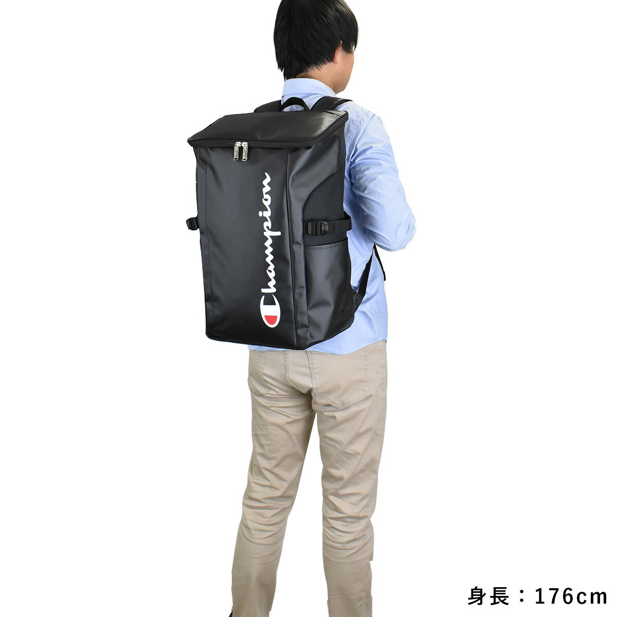ポイント最大27倍 紳士用 8 リュック 25限定 Champion チャンピオン リュック リュックサック Champion バケット ボックス型 30l 62487 デイパック バッグパック メンズ レディース 中学生 高校生 女子高生 部活 A3 デイバック ボックスリュック 女子 大きめ デイ