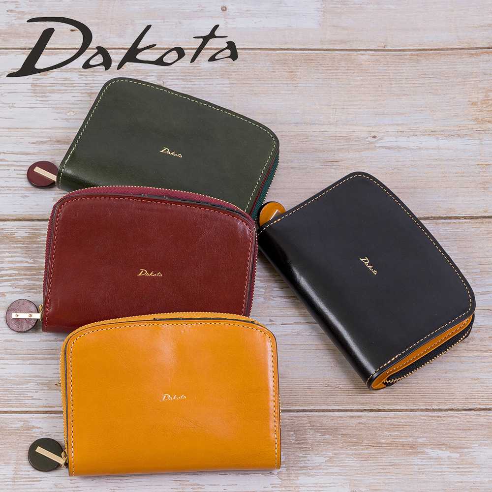 【P最大42倍 | ブラックフライデー】 ダコタ Dakota 財布 二つ折り チェルキオ レディース 二つ折り財布 小銭入れ 外側 ラウンドファスナー 本革 革 レザー 2つ折り 2つ折り財布 ブランド おしゃれ かわいい コンパクト 評判 人気 30521
