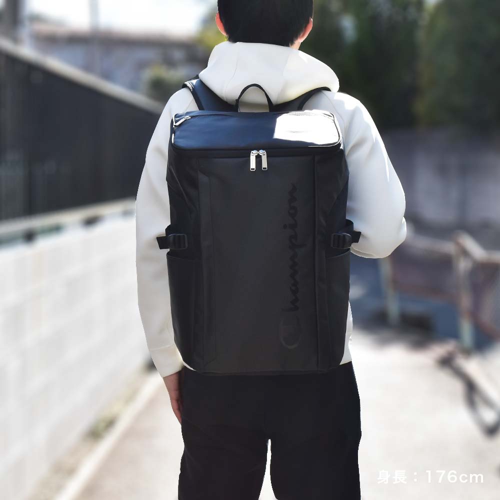 チャンピオン リュック 30L A3 Champion リュックサック バケット ボックス型 バッグパック メンズ レディース 中学生 高校生 女子高生 男子 女子 ボックスリュック 通学リュック 通学 大容量 ブランド 62487