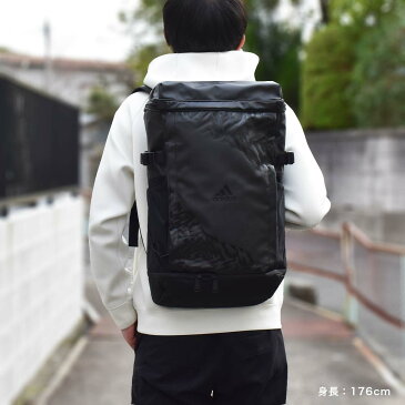 アディダス リュック adidas 25L B4 メンズ レディース ボックス型 バックパック リュックサック 高校生 通勤 通学 旅行 合宿 ボックスリュック スポーツリュック 大容量 スクエア 大人 62696