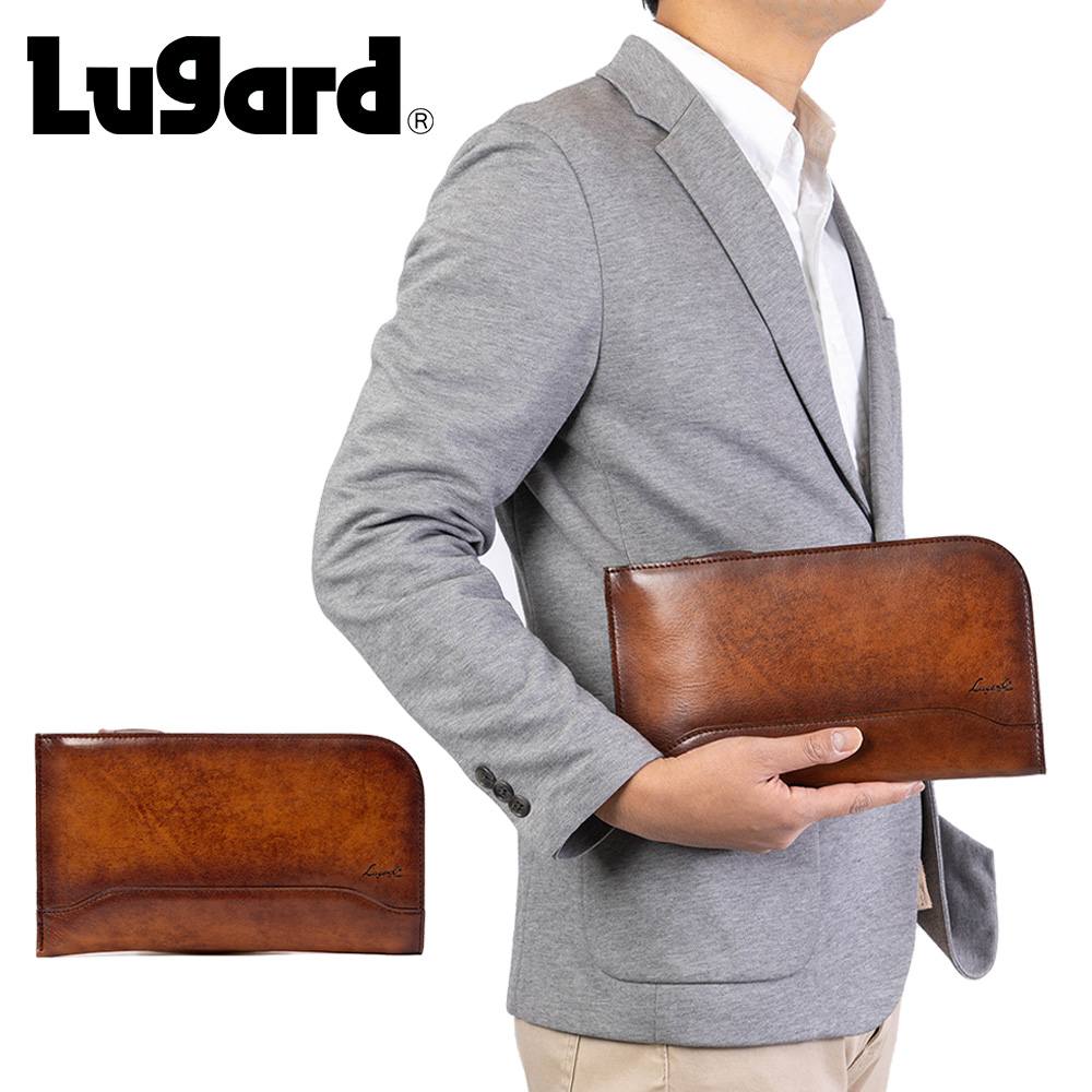 【P最大42倍 | ブラックフライデー】 青木鞄 クラッチバッグ セカンドバッグ メンズ ラガード Lugard G3 バッグ 本革 ブランド セカンドバック クラッチバック ブラウン クラッチ 小さめ 結婚式 二次会 おしゃれ 5236