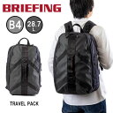 【5/5限定★全商品ポイント10倍】 ブリーフィング BRIEFING リュック TRAVEL PACK メンズ レディース バッグ 大容量 B4 28.7L LESIT 旅行 出張 トラベル 1泊 2泊 リュックサック カジュアル ビ…