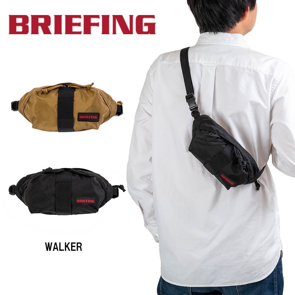 ブリーフィング ショルダーバッグ メンズ ブリーフィング ボディバッグ BRIEFING JUMP ウエストバック WALKER メンズ レディース バッグ ワンショルダーバッグ ボディバック ブランド BRA231L70