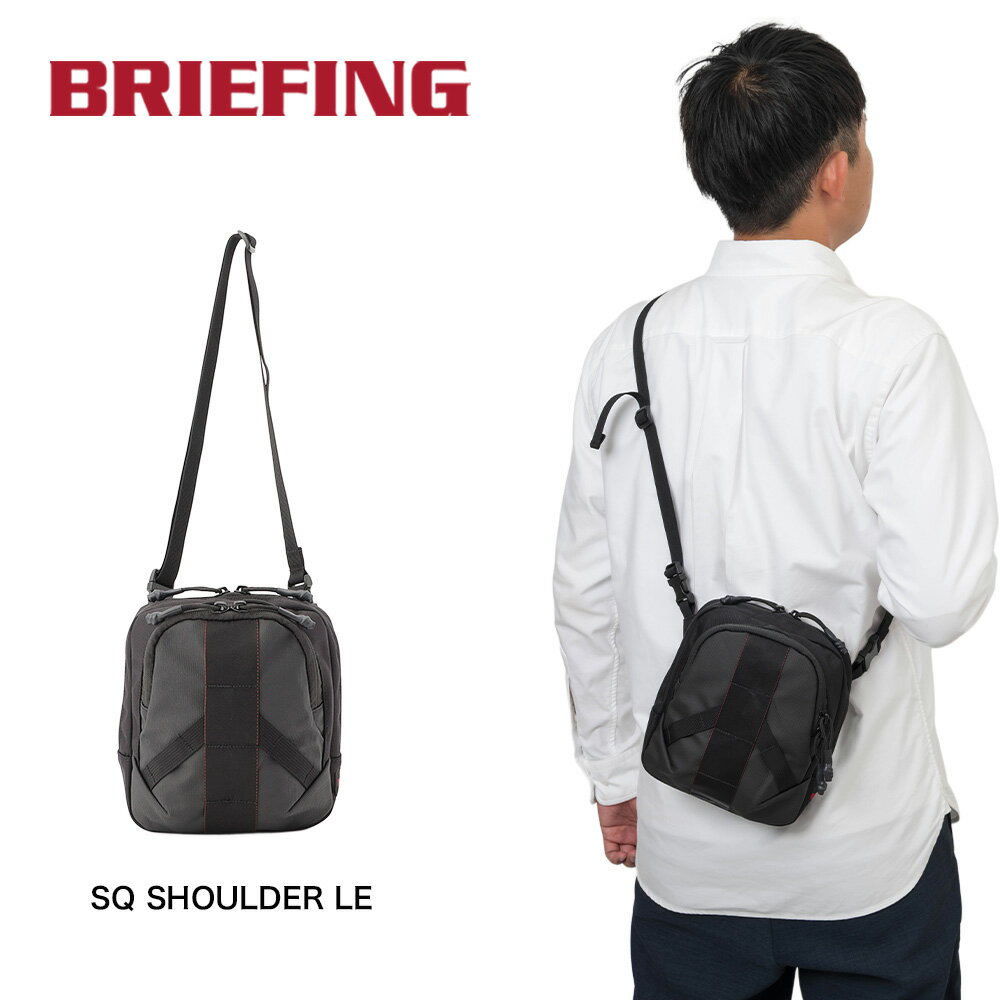 ブリーフィング BRIEFING ショルダーバッグ SQ SHOULDER LE メンズ レディース LESIT ショルダーバック サブバッグ 旅行 トラベル 出張 BRA251L62