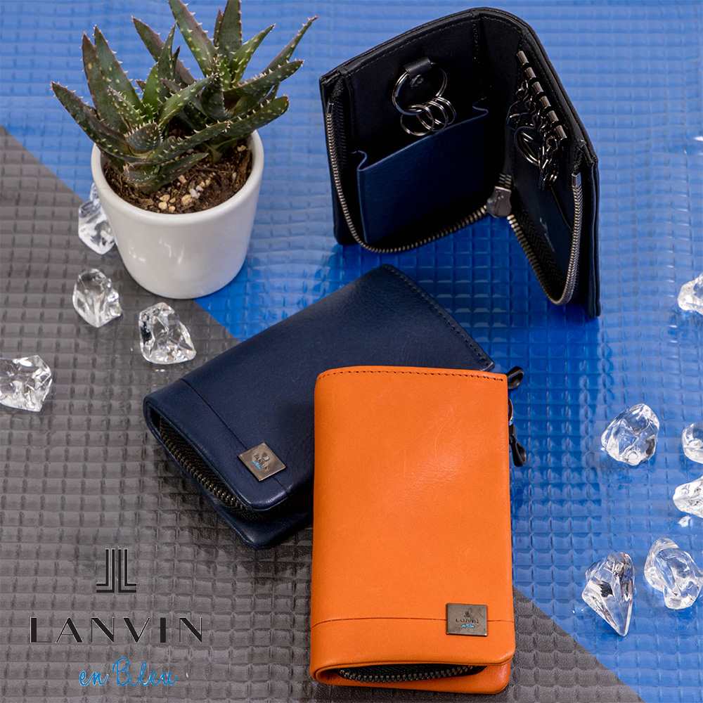 ランバン オン ブルー キーケース レディース 【6/1限定★エントリーで全品P12倍】 LANVIN en Bleu キーケース ランバン オン ブルー マルセイユ スマートキー 本革 革 レザー メンズ レディース ファスナー付き 5連 鍵入れ 鍵ケース コンパクト 人気 ブランド おしゃれ 大容量 ギフト 男性 536602