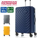 【正規取扱店】 スーツケース アメリカンツーリスター American Tourister 77L 85L 容量拡張 5泊 6泊 7泊 大容量 Mサイズ キャリーケース キャリーバッグ おしゃれ 頑丈 丈夫 旅行 TSAロック 143128