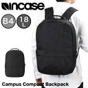 Incase リュック メンズ Incase インケース リュック Campus Compact Backpack 正規品 B4 メンズ レディース ビジネスリュック キャンパス コンパクト バックパック 通勤 通学 大容量 人気 カジュアル おしゃれ 137203053001