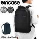 インケース ビジネスリュック メンズ 【5/5限定★全商品ポイント10倍】 Incase インケース リュック ICON Lite Pack 正規品 バックパック B4 メンズ レディース アイコンライトパック ナイロン PCリュック ビジネスリュック ビジネス 通勤 通学 コンパクト 37171010 37171014