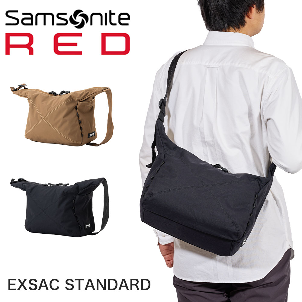 ショルダーバッグ サムソナイト レッド ショルダーバッグ Mサイズ Samsonite RED エクスサック スタンダード メンズ レディース ショルダーバック 大容量 大きめ 斜めがけ 斜め掛け サムソナイトレッド ブランド 人気 かっこいい 148665