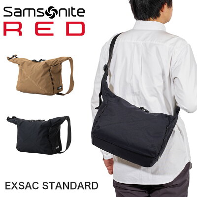 サムソナイト レッド ショルダーバッグ Mサイズ Samsonite RED エクスサック スタンダード メンズ レディース ショルダーバック 大容量 大きめ 斜めがけ 斜め掛け サムソナイトレッド ブランド 人気 かっこいい 148665