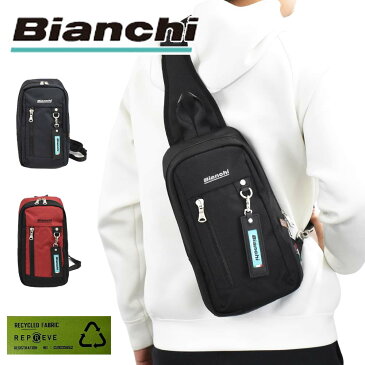 【ポイント最大33倍 | 9/10まで】 ビアンキ ボディバッグ Bianchi メンズ レディース リサイクル繊維使用 ボディバック ショルダーバッグ ワンショルダーバッグ 軽量 軽い 人気 カジュアル ブランド おしゃれ 大きめ 大容量 エコ 斜めがけ 斜め掛け バッグ LBRY-01