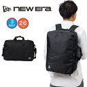 ニューエラ ビジネスバッグ 3WAY NEW ERA ブラック スリーウェイ ブリーフバッグ 26L ビジネスリュック カジュアル 私服 スーツ リュックサック 通勤 通勤リュック メンズ レディース NEWERA 14521357
