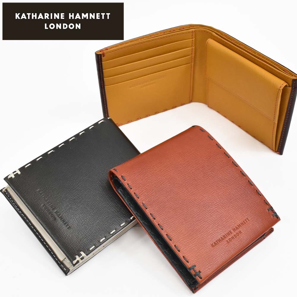  キャサリンハムネット KATHARINE HAMNETT LONDON 財布 二つ折り メンズ レディース テーラード2 二つ折り財布 小銭入れあり 本革 革 レザー ブランド 2つ折り 2つ折り財布 おしゃれ かっこいい おすすめ ギフト 490-58704