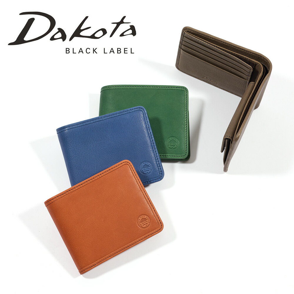 ダコタ Dakota 財布 二つ折り メンズ アライヴ 二つ折り財布 本革 レザー 2つ折り財布 ブランド シンプル 男性 プレゼント Dakota BLACK LABEL ダコタブラックレーベル 620020