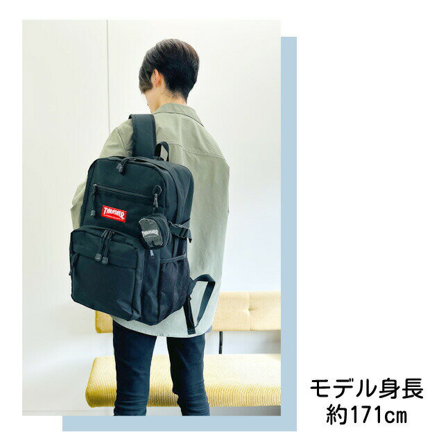 リュック 通学 大容量 男子 thb-0031 THRASHER スラッシャー カラーネーム 2層リュ...