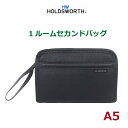 メンズ セカンドバッグ 集金 HOLDSWORTH セカンドバッグ 大開きタイプ 3356 バッグ メンズバッグ クラッチバッグ バック ポリエステル ブラック 黒 男性用 集金バッグ 鞄 銀行員 営業 おしゃれ プレゼント 贈り物 お誕生日 人気 セカンドポーチ