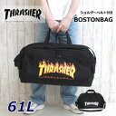 ボストンバッグ 修学旅行 小学生2泊3日 男の子 THRASHER スラッシャー ボストンバッグ 撥水加工 75117 キッズ ジュニア バッグ ボストンバッグ ブラック 高学年 中学生 高校生 修学旅行 部活 男子 おしゃれ 子供 2泊 3泊 高校生 宿泊学習 スポーツ 軽量 メンズ 旅行 大容量