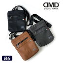 メンズ ショルダーバッグ 斜め掛け/DOLCE MARA ドルチェマラ ショルダーバッグ タテ型 マチあり dm-007 バッグ メンズバッグ 合皮 斜めがけ レザー ブラック 黒 グレー キャメル おしゃれ プレゼント 贈り物 ギフト お誕生日 クリスマス 薄マチ(4)