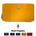 メンズ長財布 Hush Puppies ハッシュパピー Wファスナー長財布 hp1081 レディース 長財布 大容量 2way お財布バッグ 札入れ2 2ルーム 大きめ さいふ レディース長財布 メンズ サイフ 人気 革 黄色 赤 黒 紺 茶 父の日 母の日