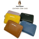 小銭入れ レディース 可愛い Hush Puppies ハッシュパピー セルポ 小銭入れ hp3061 グリーン 本革 ラウンドファスナー コインケース 黄色 金運 紫 茶 緑 青 さいふ サイフ 牛革 レザー 使いやすい お母さん ママ 誕生日 クリスマス プレゼント