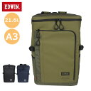 通学リュック リュック 通学 EDWIN エドウィン PU BOXリュック 21.6L 0411474 通学用リュック メンズバッグ バックパック・リュック リ...