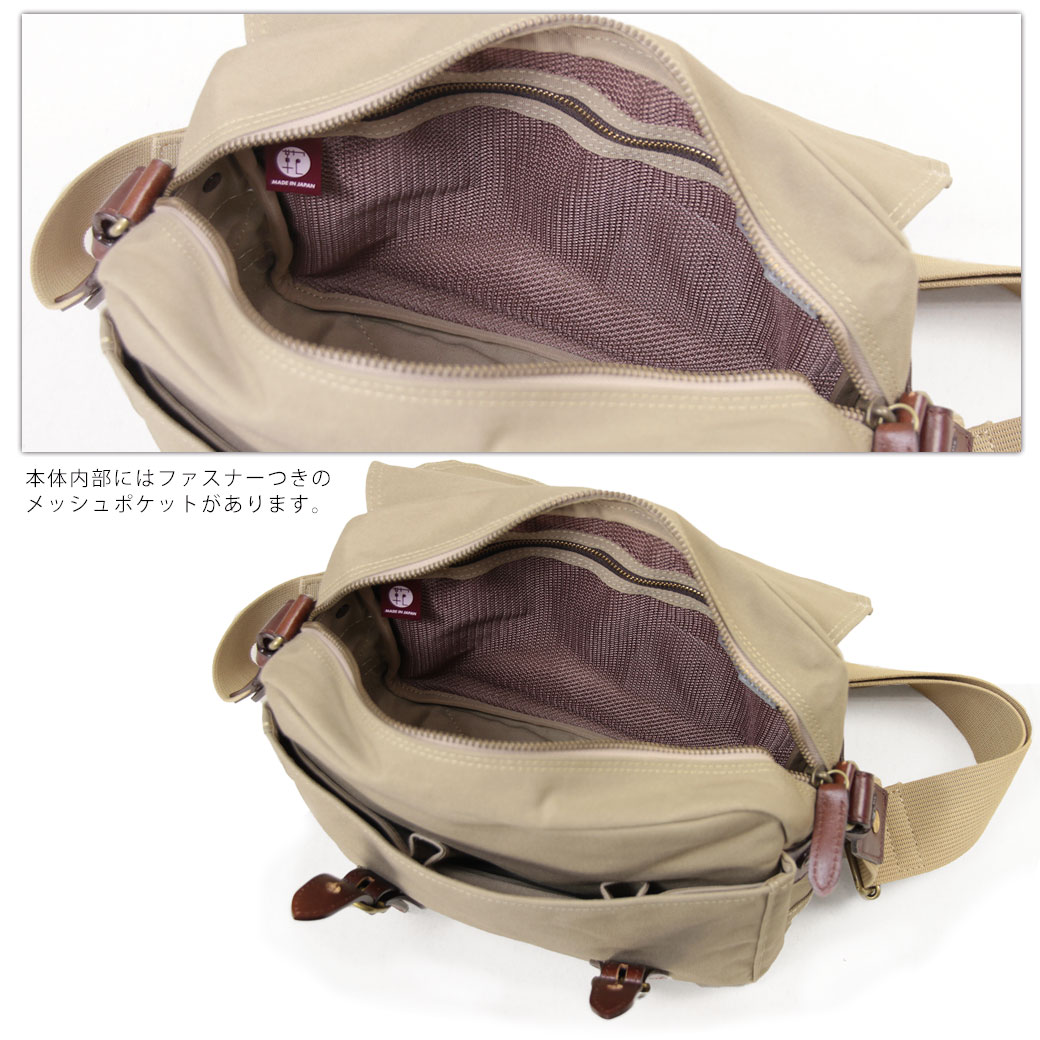 SILVER LAKE CLUB シルバーレイククラブ 帆布 はんぷ ショルダーバッグ ミニショルダー メンズ ブランド 斜めがけ バッグ 肩掛け 帆布 軽量 日本製 撥水 メンズ バッグ 小さめ 130122