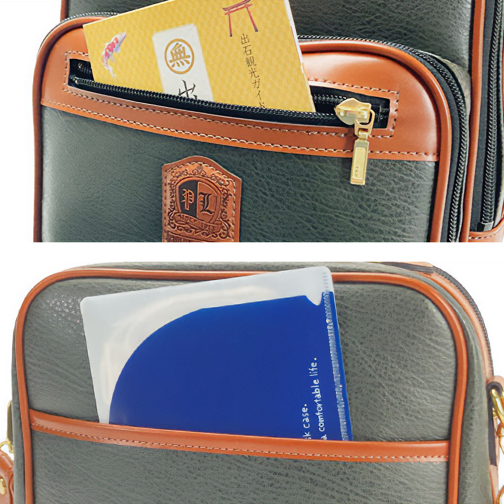 PHILIPE LANGLET フィリップラングレー ボンディング ショルダーバッグ ミニショルダー メンズ 2way A5サイズ 縦型 斜めがけ バッグ 肩掛け 小さめ 軽量 日本製 メンズ バッグ 豊岡 通勤バッグ ブランド 30代 40代 50代 60代 16456