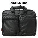 MAGNUM マグナム ビジネスバッグ メンズ ブランド 2way 出張 ショルダーバッグ B4 横型 ビジネスバック ノートPC対応 撥水 通勤バッグ ブリー...