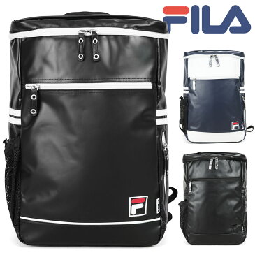 【全品クーポン＆キャッシュレス5％対象】リュック バックパック メンズ FILA フィラ ヘブンズ B4 27L 通学 高校生 通勤 出張 デイパック レディース スクエア リュックサック PC対応 大容量 バッグ メンズバッグ ブランド プレゼント 鞄 かばん カバン bag （7349） men's