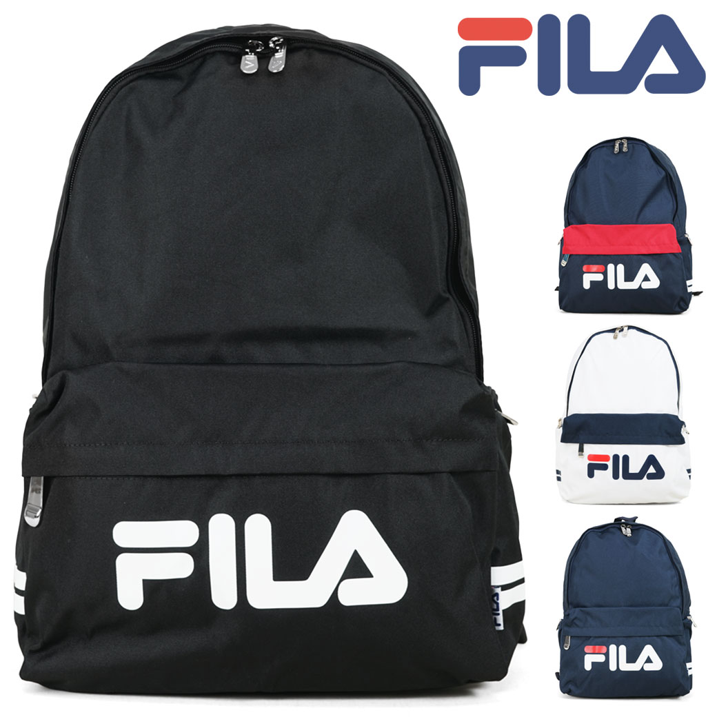 【全品クーポン＆キャッシュレス5％対象】リュック バックパック メンズ FILA フィラ スターリッシュ A4 27L 通学 高校生 通勤 デイパック レディース リュックサック ロゴ 大容量 かわいい バッグ メンズバッグ ブランド プレゼント 鞄 かばん カバン bag （7494） men's