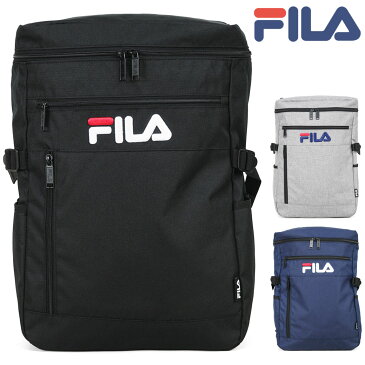 リュック バックパック メンズ FILA フィラ ラウンド B4 21L 通学 高校生 通勤 出張 デイパック スクールバッグ レディース スクエア リュックサック 部活 大容量 バッグ メンズバッグ ブランド プレゼント 鞄 かばん カバン bag （7555） men's