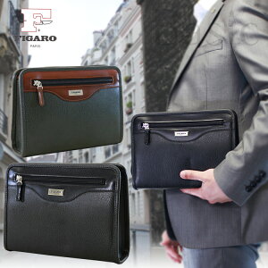 セカンドバッグ メンズ ブランド クラッチバッグ FIGARO フィガロ Basic ベシック 合成皮革 A4未満 横型 軽量 日本製 バッグ メンズバッグ プレゼント 鞄 かばん カバン bag men’s