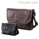 TRUSTER トラスター モスク 本革 ショルダーバッグ ミニショルダー メンズ 革 ブランド 斜めがけ バッグ 肩掛け レザー 横型 軽量 メンズ バッグ ...