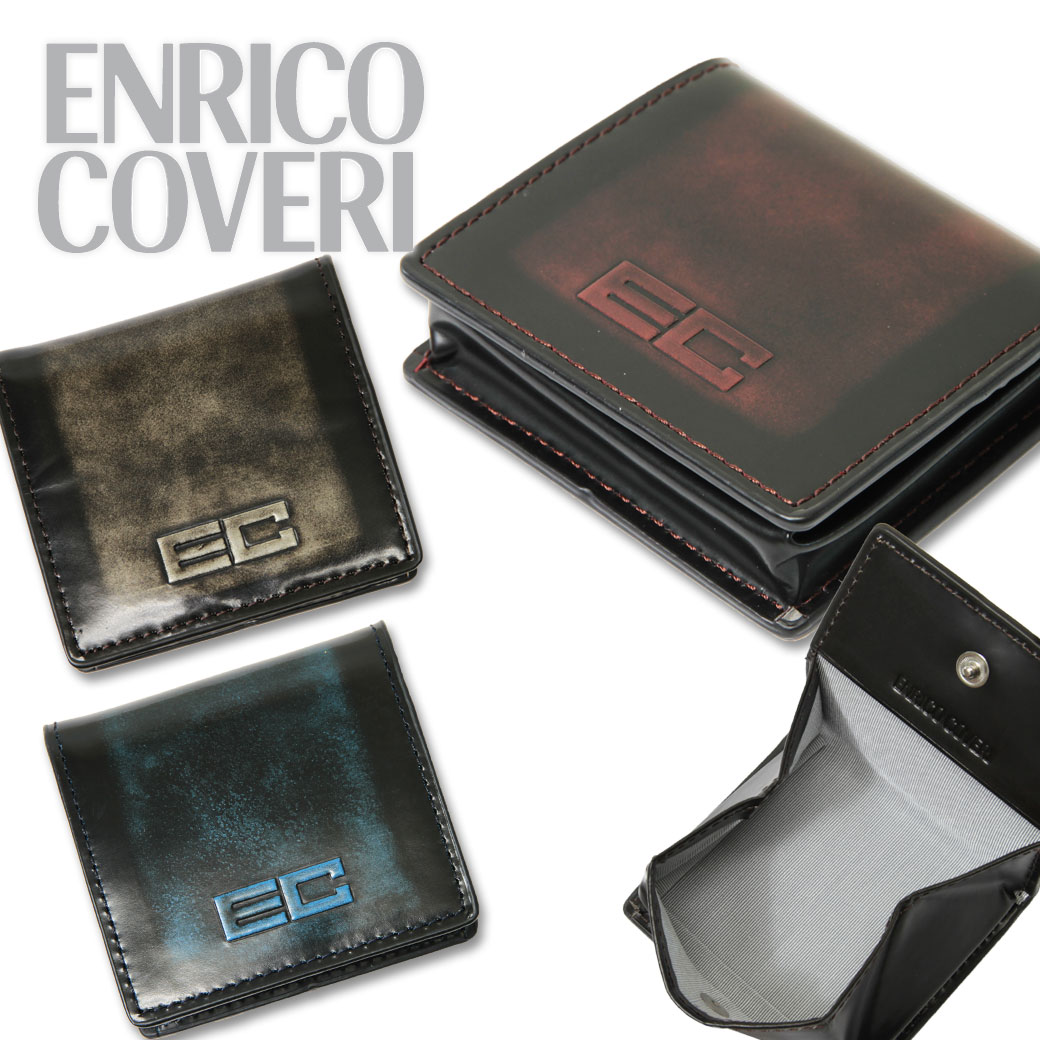 【廃番】コインケース メンズ ENRICO COVERI エンリコ・コベリ ADVAN アドヴァン 財布 本革 レザー 牛革 BOX型小銭入れ ブランド プレゼント ランキング ギフト coincase men's 小物 父の日