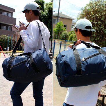 大容量50Lの大型ロールボストン!スポーツや旅行・アウトドアに。 ボストンバッグ 大型 2way CREST PORT 9962 大きい ボストンバック メンズ レディース ショルダー スポーツ 旅行 一泊二日