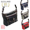 【100円offクーポン配布 9/30(土)限定 23:59迄】【G.E.O.LAND】 ヨコ型ショルダーバッグ丈夫 頑丈 カジュアル ギフト プレゼント ショルダー 軽量 斜め掛け バッグ 誕生日 SALE