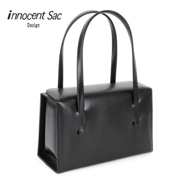 ブラックフォーマルバッグ ハンドバッグ トートバッグ 本革 レディース 日本製 innocent Sac イノセントサック 冠婚葬祭 慶弔 レザー 牛革 メイドインジャパン 国産 ブラック 黒色 女性用 婦人用 あす楽対応可能 送料無料