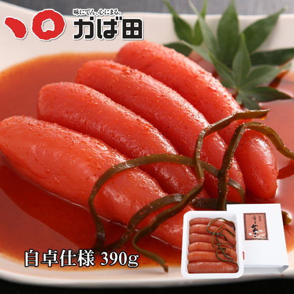 かば田 昆布漬辛子めんたい『自卓仕様』390g (290833)