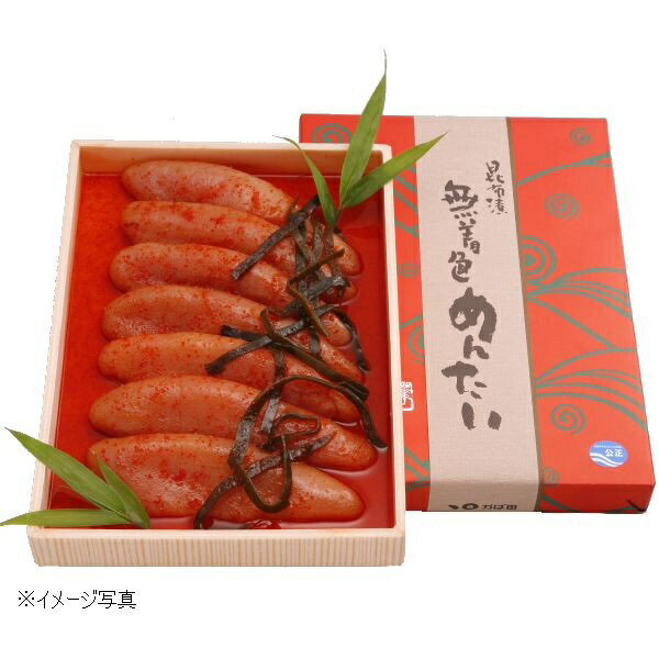 かば田の昆布漬無着色めんたい 化粧箱詰