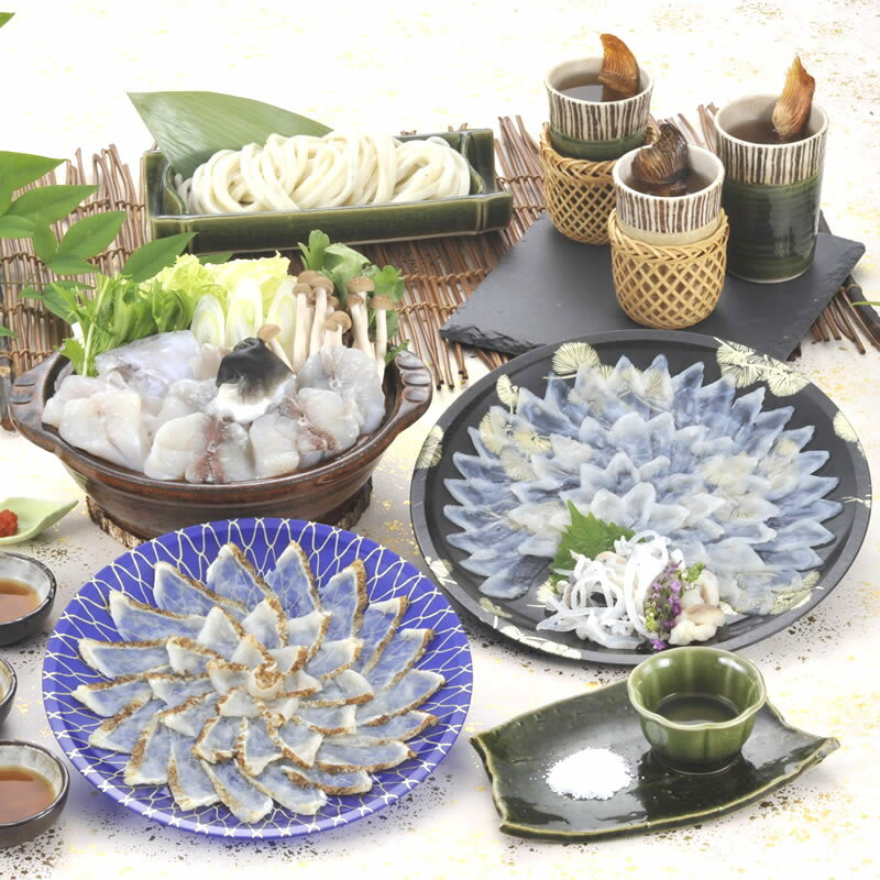 ふぐ刺し ちり鍋 ひれ酒 とらふぐ かば田【産地直送】【送料無料】■ふく太郎本部 ふく料理 ホームコ