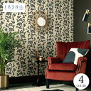 輸入壁紙 イギリス製 花柄 和風 植物 のりなし壁紙 1838 WALLCOVERINGS/1838ウォールカバリングス (52cm×10m/ロール) 1907...