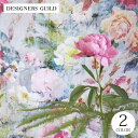 【送料無料】 輸入壁紙 イギリス製 花柄 マリアンヌ エレガンス のりなし壁紙 DESIGNERS GUILD/デザイナーズギルド (52cm×10m/ロール) PDG712/01 全2色 ピンク マルチカラー クロス DIY リフォーム ［1ロール単位］