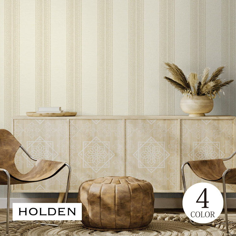 【送料無料】 テシード 輸入壁紙 イギリス ストライプ 織物調 ナチュラル おしゃれ クロス 不織布 HOLDEN DECOR （53cm巾 × 10m巻） 商品の詳しい情報ブランド名HOLDEN DECORブランド名（カナ）ホールデン デ...