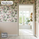 輸入壁紙 イギリス Sanderson サンゲツ XSELECT 花柄 植物 (52cm巾) SGB2396 Somerville 壁紙 ［10m以上1m単位］