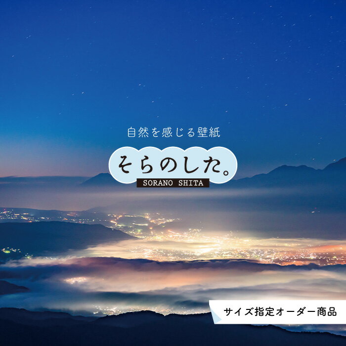 Rakuten - 【オーダー壁紙】 壁紙 雲海 空 おしゃれ 写真 自然 雲 スカイ クラウド 雲の上 癒し 貼りやすい デザイン 防カビ 日本製 国産 リメイク 模様替え 店舗 天井 部屋 寝室 キッチン リビング トイレ 美しい 風景 景色 白 ブルー かべがみはるこ そらのした。