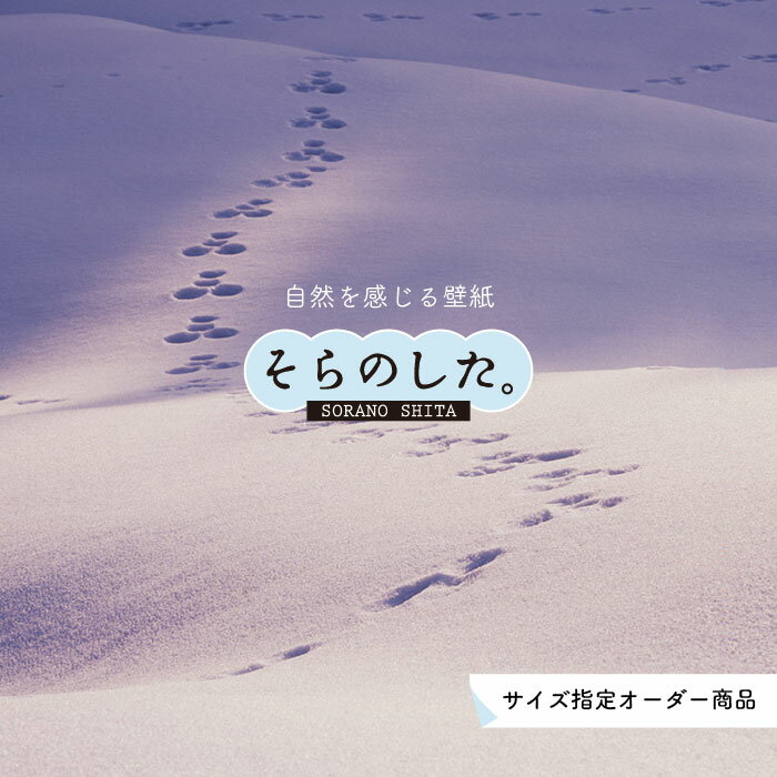 Rakuten - 【オーダー壁紙】 壁紙 雪 写真 おしゃれ 自然 貼りやすい デザイン 防カビ 日本製 国産 リメイク 模様替え 店 天井 部屋 寝室 キッチン リビング トイレ 風景 冬 景色 ホワイト かべがみはるこ そらのした。