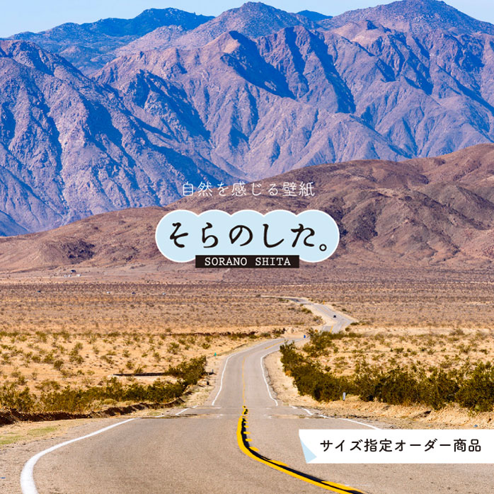 【オーダー壁紙】 壁紙 山 写真 アメリカ ルート66 壮大 おしゃれ 貼りやすい デザイン 防カビ 日本製 ..