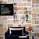 輸入壁紙 オランダ製 NLXL / BIBLIOTECA WALLPAPER BY EKATERINA PANIKANOVA / EKA-04 （1セット(146.1cm×330cm)単位で販売）フリース(不織布)