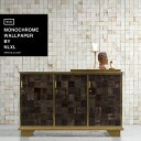 【あす楽対応】輸入壁紙 オランダ製 NLXL / MONOCHROME WALLPAPER MOSAIC SQUARES WHITE WALLPAPER BY PIET HEIN EEK / PHE-21（1ロール(48.7cm×9m)単位で販売）フリース(不織布)【国内在庫】【あす楽対応】